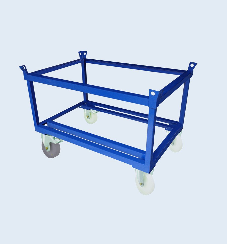 TRANSPORT TROLLEY FOR PALLETS